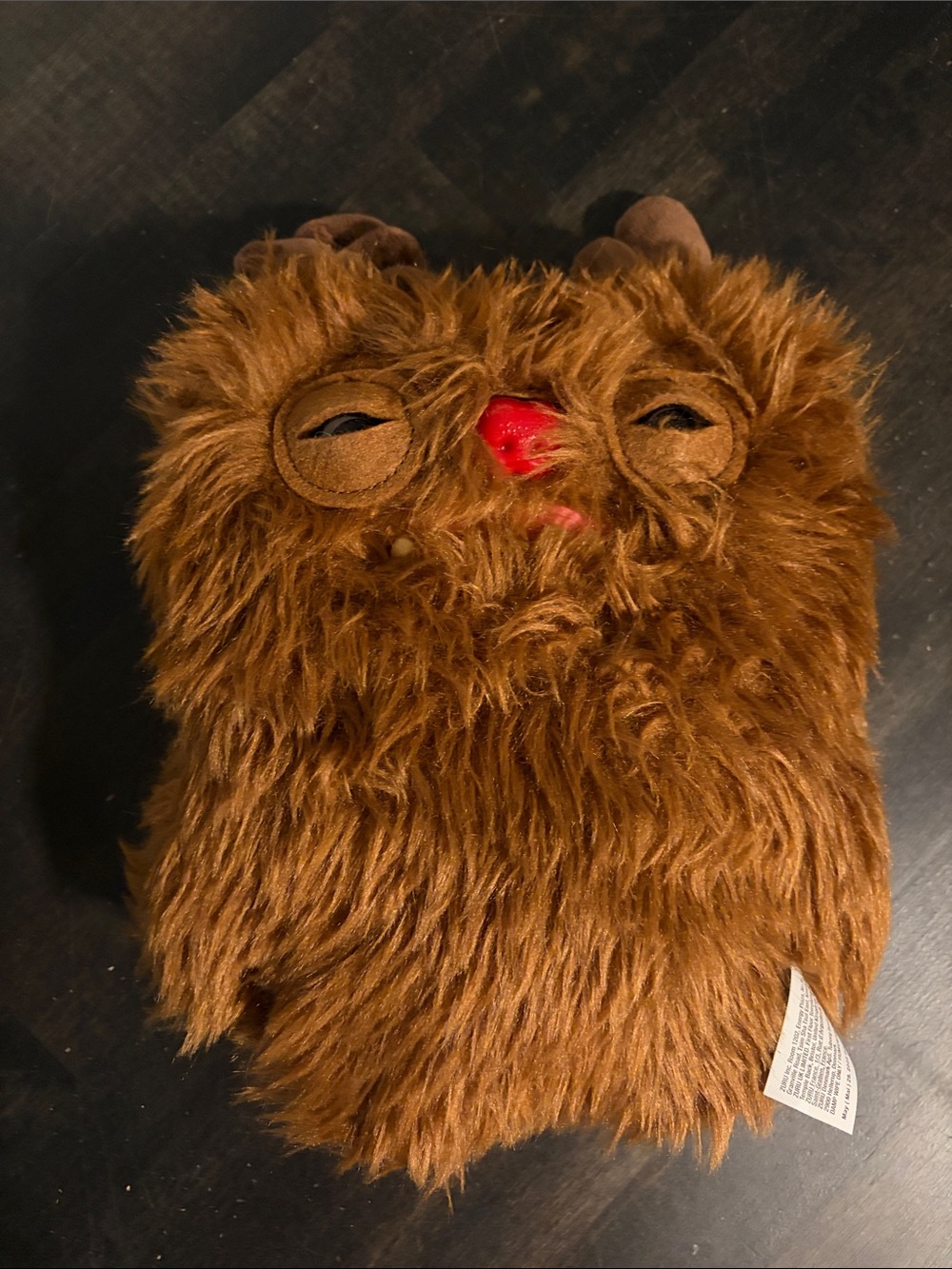 Fuggler Festive Fugs Red Nosed Reindeer Monster Stuffed Plush